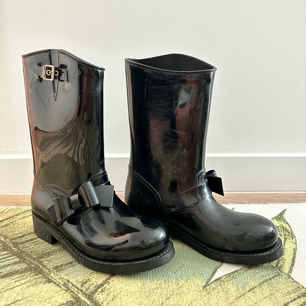 Valentino rain boots with Bows
